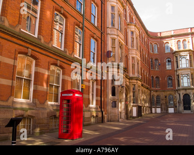 The Broadway, on a Quiet Day in the Lace Market Area of Nottingham City Centre, UK Stock Photo