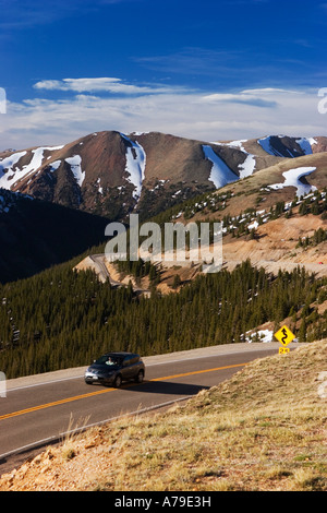 Stock photograph of the summit of Loveland Pass Colorado USA May 2006 ...