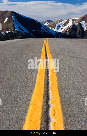 Stock photograph of the summit of Loveland Pass Colorado USA May 2006 ...