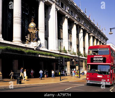 Selfridges Department Store Oxford Street London England Stock Photo