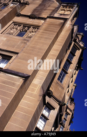 Sandstone facade of the historical Medical Faculty building Anderson Stuart Building University of Sydney Australia Stock Photo