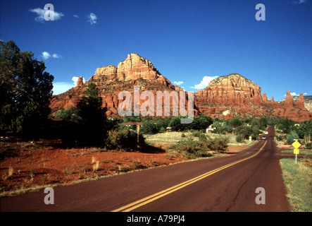 ARIZONA highway in the American West Stock Photo