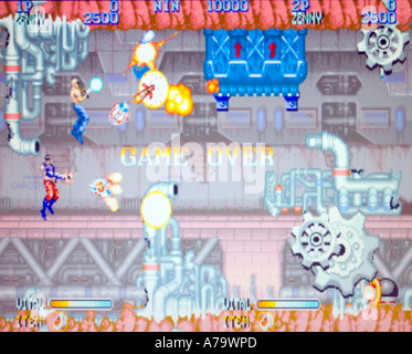 Forgotten Worlds Capcom 1988 vintage arcade videogame screenshot ...