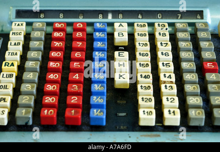 old cash register Stock Photo