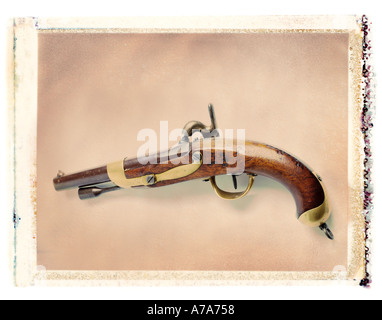 antique pistol Stock Photo