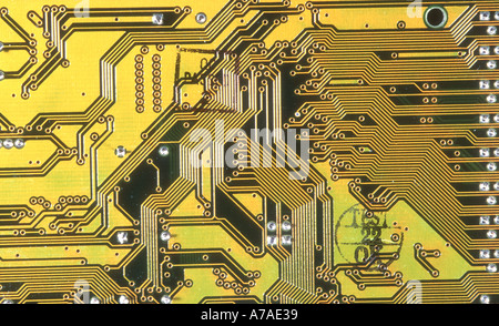 computer circuit board Stock Photo