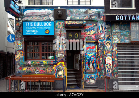 The famous Bulldog Coffeeshop in Amsterdam Stock Photo