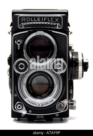 Rolleiflex Camera Stock Photo