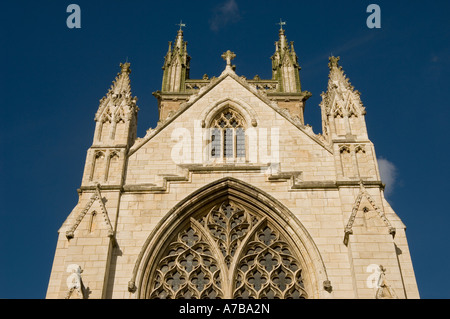 South Front of Selby Abbey North Yorkshire England UK United Kingdom GB Great Britain Stock Photo