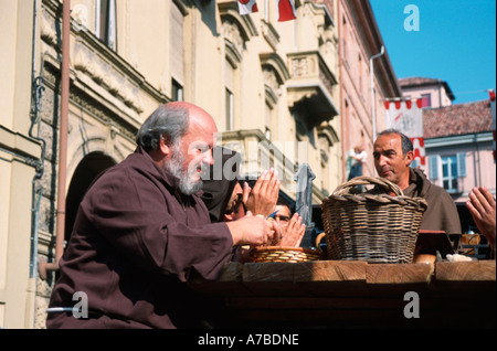 Public festival Sagre Asti Stock Photo