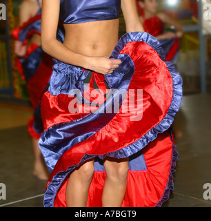 Haitian folk dancers Stock Photo