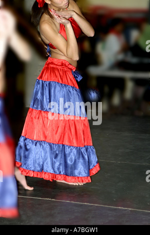 Haitian folk dancers Stock Photo