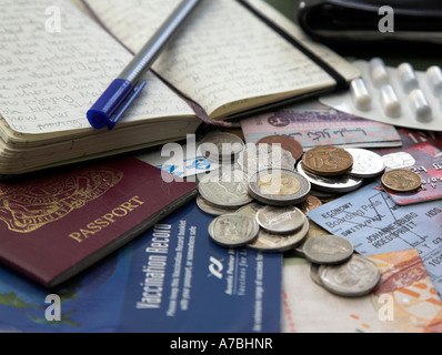 Travel items Stock Photo