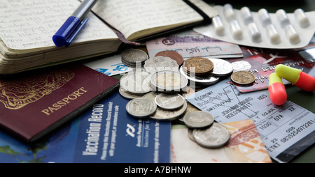 Travel items Stock Photo