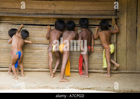 Embera Drua Village Stock Photo