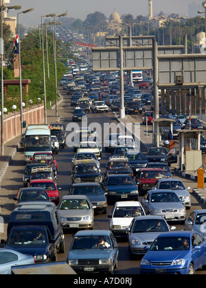 Cairo Looking Along Salah Salem Street Stock Photo