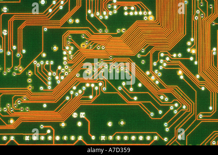 circuit board from the computer closeup Stock Photo - Alamy