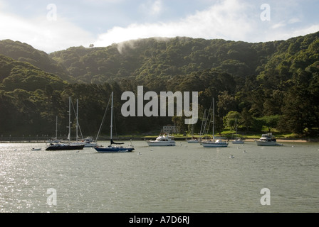 Ayala Cove at Angel Island State Park in San Francisco Bay CA California Stock Photo