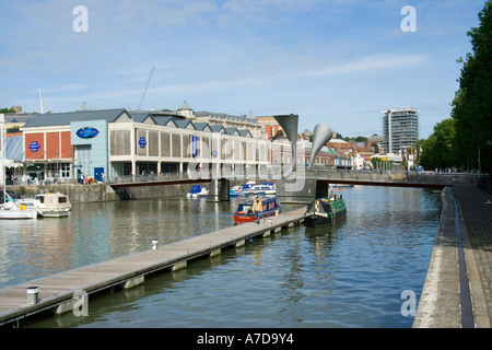 Bristol City Docks with historical interest boating waterside Stock Photo