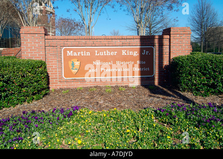 The new Ebenezer Baptist Church of Martin Luther King Jr Stock Photo