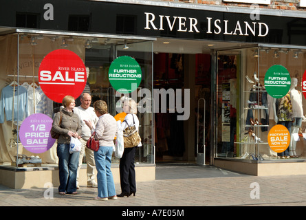 River Island shop Newbury Berkshire England UK shopfront Stock Photo