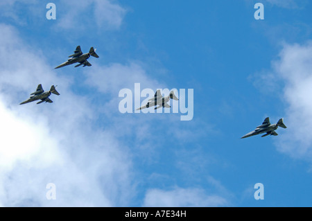 Sepecat Jaguar GR3A RAF Lossiemouth Moray Grampian Region Scotland UK Stock Photo