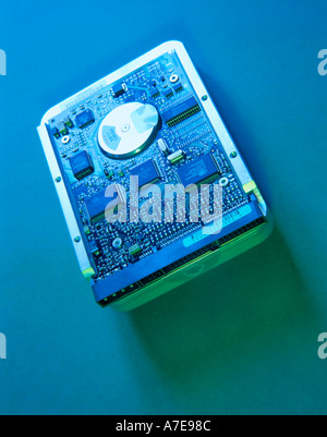 Hard disc drive assembly from a home P C ( personal computer ). Stock Photo