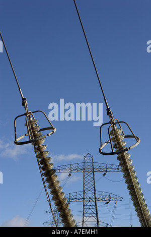High Power Insulators Stock Photo - Alamy