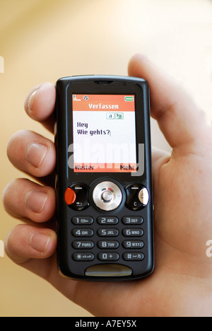 Sony Ericsson mobile phone Stock Photo