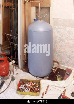 Insulated hot water cylinder hi-res stock photography and images - Alamy