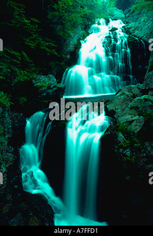 Crystal Cascade White Mountain National Forest NH USA Stock Photo