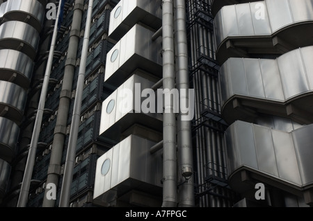 Architectural detail Lloyds Building City of London financial district UK Stock Photo