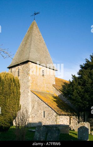 rodmell church Stock Photo