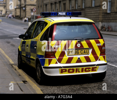 Police Car Edinburgh Scotland Stock Photo