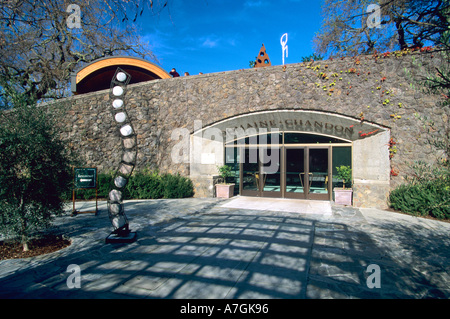 USA, California, Napa Valley, Yountville, wine country, the Domaine Chandon winery, restaurant and tasting room Stock Photo