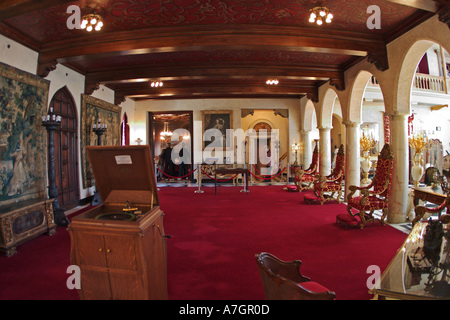 Interior of Ca d Zan Mansion home of John & Marble, Ringling, Sarasota, Florida Stock Photo