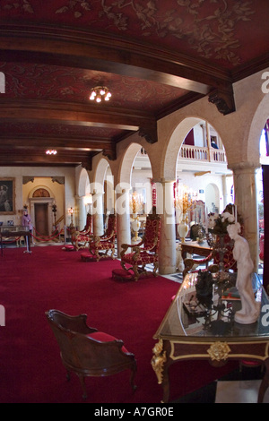 Interior of Ca d Zan Mansion home of John & Marble, Ringling, Sarasota, Florida Stock Photo