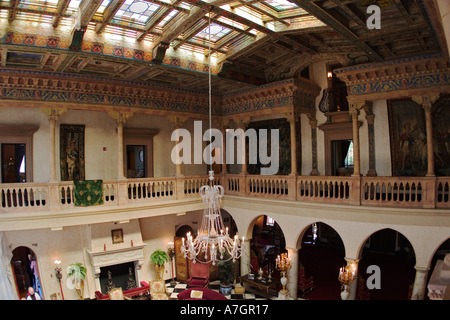 Interior of Ca d Zan Mansion home of John & Marble, Ringling, Sarasota, Florida Stock Photo