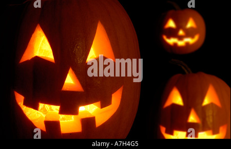 Halloween Pumpkins Stock Photo