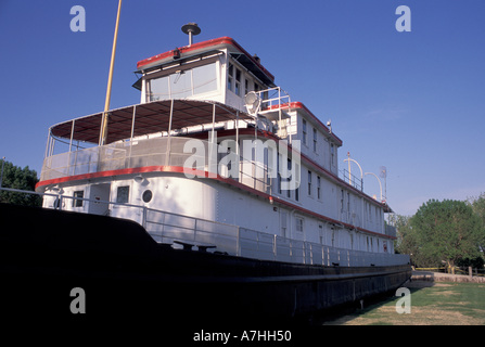 Iowa, Sioux City, Sergeant Floyd Riverboat Museum and Welcome Center, Floyd was the only member to die on trip, Stock Photo