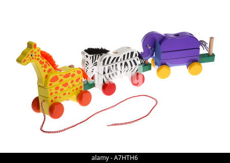 Children's wooden toy Stock Photo