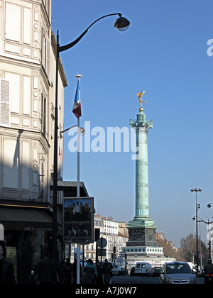 Place de la Bastille Paris France Stock Photo