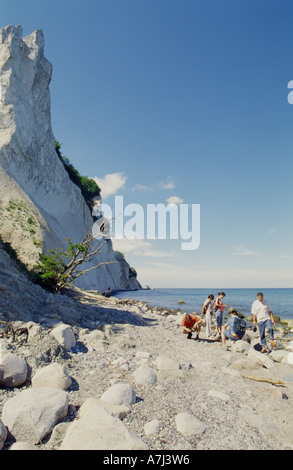 Mons Klint on Mon (Møn), Denmark Stock Photo