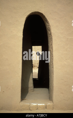 Djingareiber Mosque was built in 1325 and is a world heritage site, Timbuktu, Mali Stock Photo