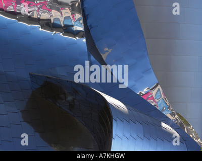 Walt Disney Concert Hall, South Grand Avenue, Los Angeles, California. 1987 Architect: Frank O. Gehry and Partners Stock Photo