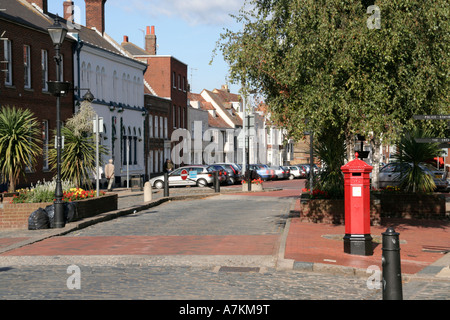 faversham town centre high street kent england uk gb Stock Photo