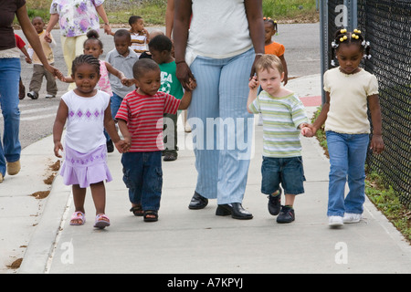 Early Headstart Child Care Program Stock Photo