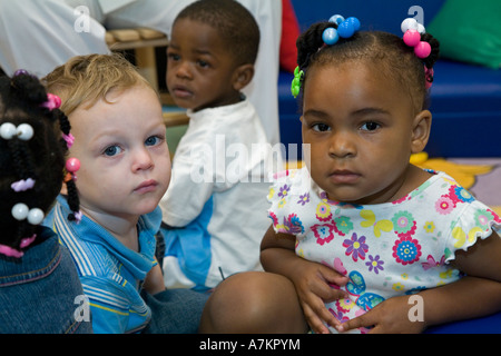 Early Headstart Child Care Program Stock Photo