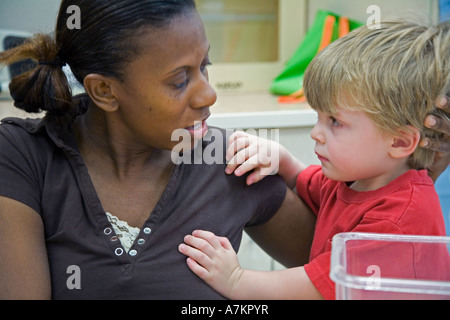 Early Headstart Child Care Program Stock Photo