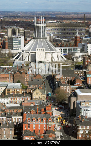Liverpool Metropolitan catholic cathedral of Christ the King. Stock Photo